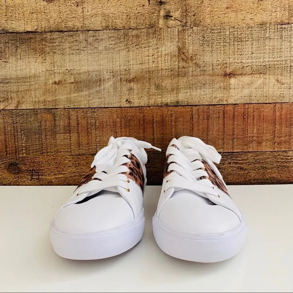 NWOT Guess Leopard Sneakers - Picture 2 of 7